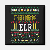Athletic Director Elf Funny Christmas Gift  Magneet (Voorkant)