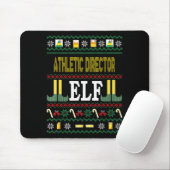 Athletic Director Elf Funny Christmas Gift Muismat (Met muis)