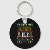Athletic Director Elf Funny Christmas Gift  Sleutelhanger (Voorkant)