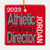 Athletic Director Extraordinaire CUSTOM Keramisch Ornament (Voorkant)