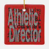 Athletic Director Extraordinaire Keramisch Ornament (Achterkant)