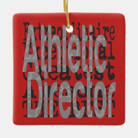 Athletic Director Extraordinaire Keramisch Ornament (Voorkant)