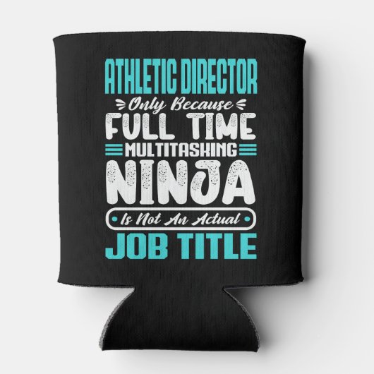 Athletic Director Multitasker Teacher Coach Skill Blikjeskoeler (Achterkant)