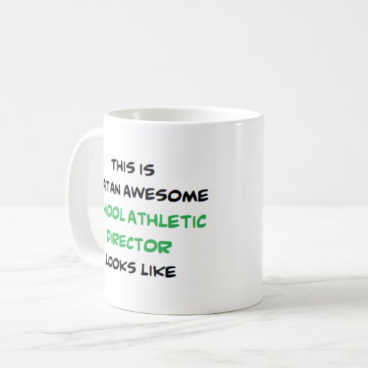 Athletic Director School, geweldige Koffiemok (Voorkant links)