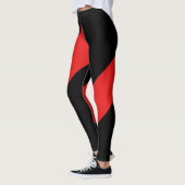 Athletic Dynamic Black en Red Leggings (Links)