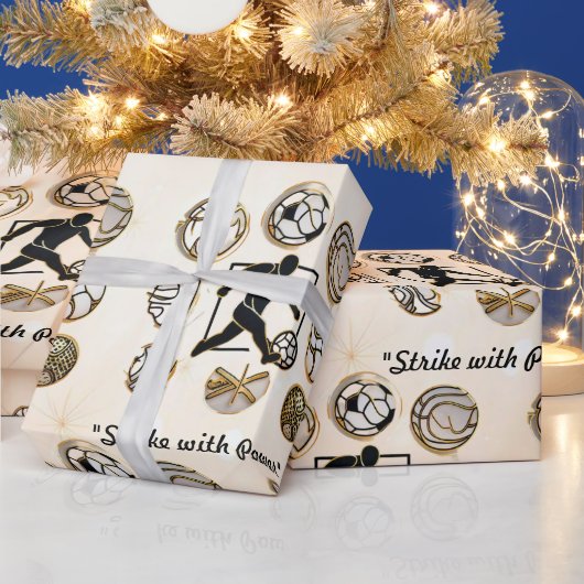 "Athletic Edge" Cadeaupapier (Feestdagen)