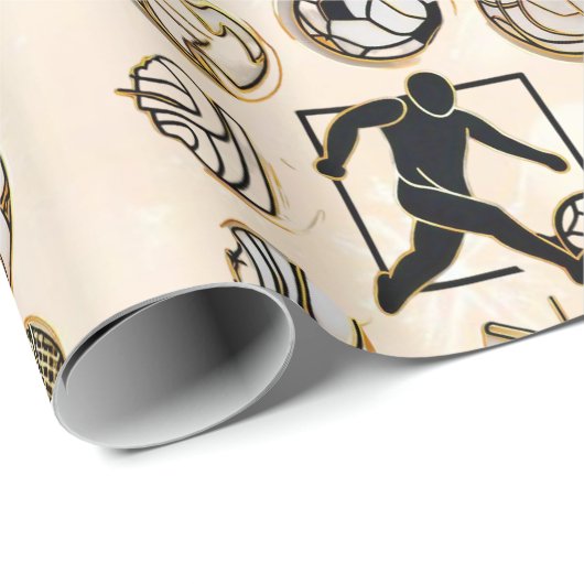 "Athletic Edge" Cadeaupapier (Rol Hoek)