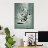 Athletic Feet Poster (Thuiskantoor)