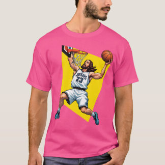 Athletic Jesus Slam Dunk T-shirt