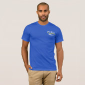 Athletic PICKLEBALL Logo op Bright Royal Blue T-shirt (Voorkant volledig)