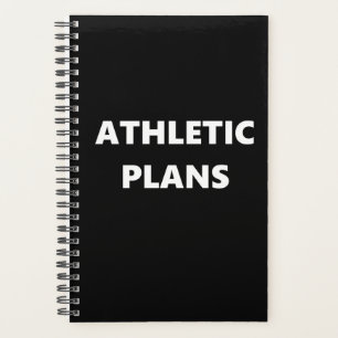 Athletic Planner Sports Thema Athletic Plans