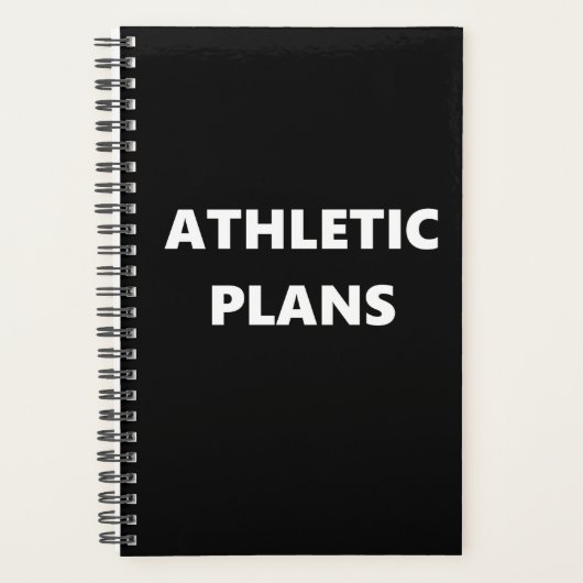 Athletic Planner Sports Thema Athletic Plans (Voorkant)
