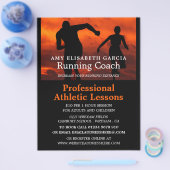 Athletic Silhouettes, Athletics Lesson Advert Flyer (Enkel)