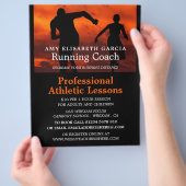 Athletic Silhouettes, Athletics Lesson Advert Flyer (Hand)
