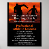 Athletic Silhouettes, Athletics Lesson Advert Poster (Voorkant)