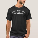Athletic Sport Sjabloon City State School T-shirt<br><div class="desc">PrimAlaska Apparel.</div>
