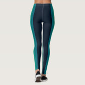 Athletic Stripe Pattern | Dual Tone Leggings (Achterkant)
