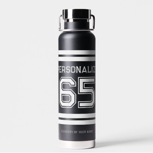 Athletic strips douane jersey number hot cold waterfles (Achterkant)