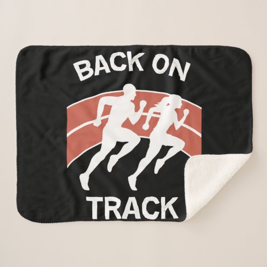 Athletic Track Runners | Trainingsatleten | Lopend Sherpa Deken (Voorkant (horizontaal))