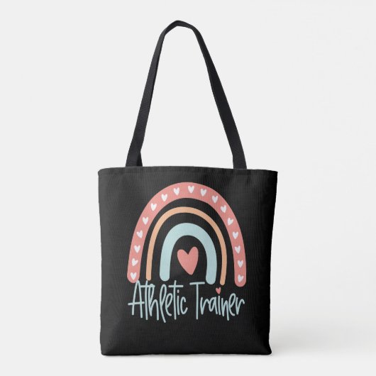Athletic Trainer Afstuderen Cadeft Tote Bag (Achterkant)