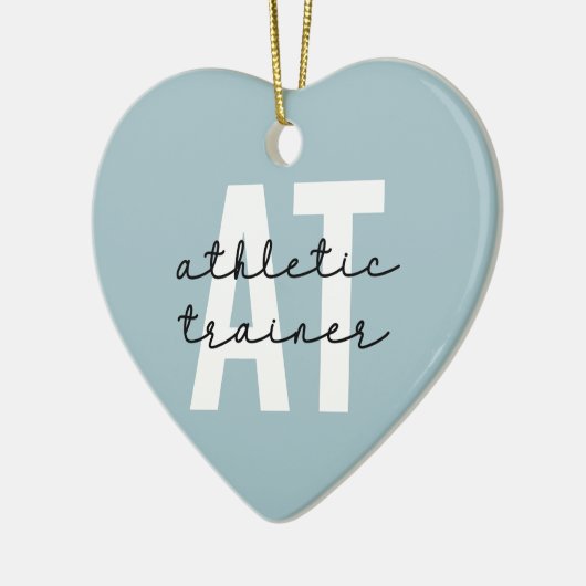 Athletic Trainer AT-atletiekopleiding Keramisch Ornament (Links)