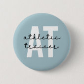 Athletic Trainer AT-atletiekopleiding Ronde Button 5,7 Cm (Voorkant)