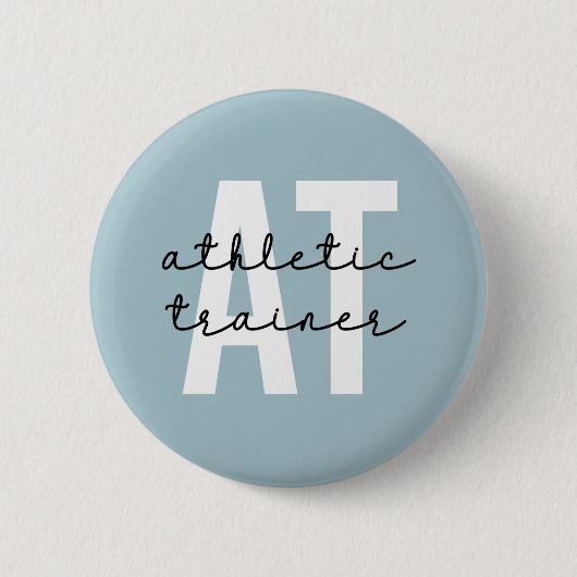 Athletic Trainer AT-atletiekopleiding Ronde Button 5,7 Cm (Voorkant)