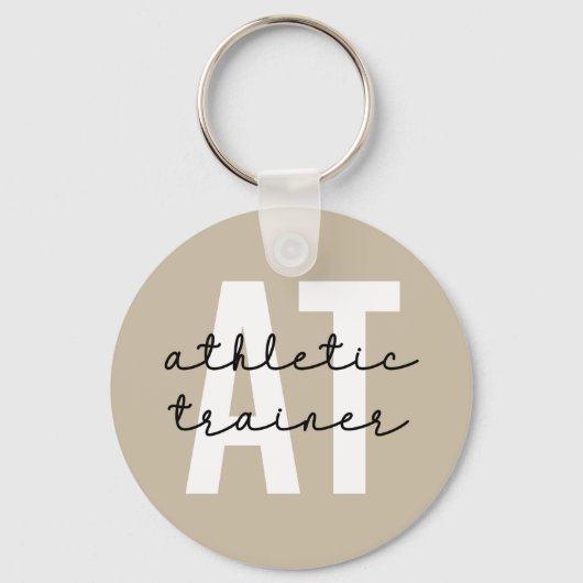 Athletic Trainer AT-atletiekopleiding Sleutelhanger (Voorkant)