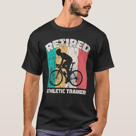 Athletic Trainer bij pensionering T-shirt (Voorkant)