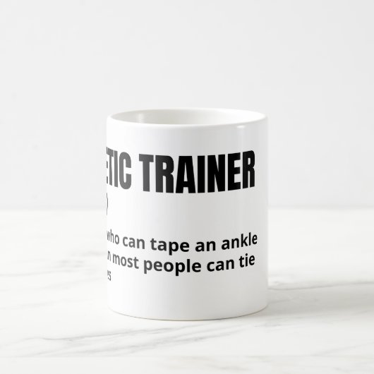 Athletic Trainer Coffee Mok – Funny Definition (Center)