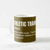 Athletic Trainer Definitie Koffiekopje Koffiemok (Voorkant links)