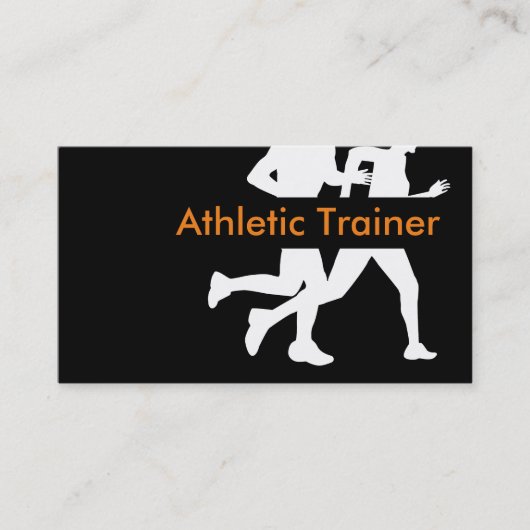 Athletic Trainer Design Visitekaartje (Voorkant)