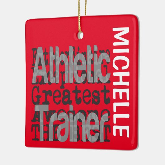 Athletic Trainer Extraordinaire CUSTOM Keramisch Ornament (Links)