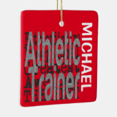 Athletic Trainer Extraordinaire CUSTOM Keramisch Ornament (Rechts)