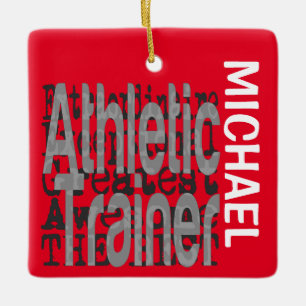Athletic Trainer Extraordinaire CUSTOM Keramisch Ornament