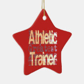 Athletic Trainer Extraordinaire Keramisch Ornament (Rechts)
