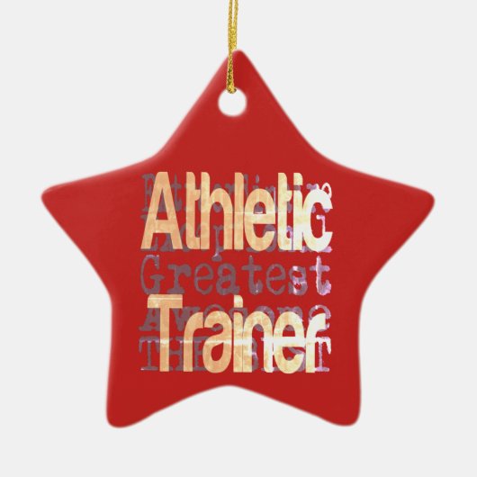 Athletic Trainer Extraordinaire Keramisch Ornament (Voorkant)