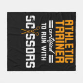 Athletic Trainer gecertificeerd Fleece Deken (Voorkant (Horizontaal))