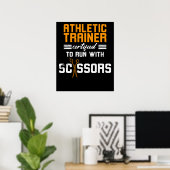 Athletic Trainer gecertificeerd Poster (Thuiskantoor)