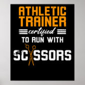 Athletic Trainer gecertificeerd Poster (Voorkant)