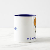 Athletic Trainer - Gepersonaliseerd Tweekleurige Koffiemok (Center)