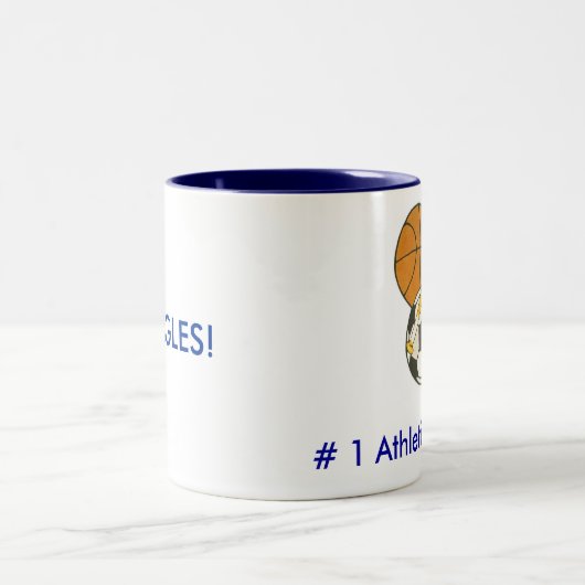 Athletic Trainer - Gepersonaliseerd Tweekleurige Koffiemok (Center)