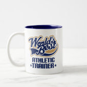 Athletic Trainer Gift Tweekleurige Koffiemok (Links)