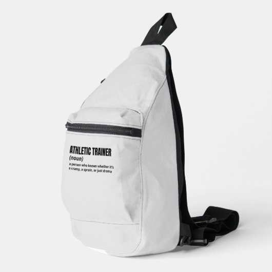 Athletic Trainer Humor Definition Sling Bag (Rechterhoek)