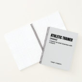 Athletic Trainer Notitieboek - Funny Job Definitio (Binnen)