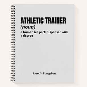 Athletic Trainer Notitieboek - Funny Job Definitio