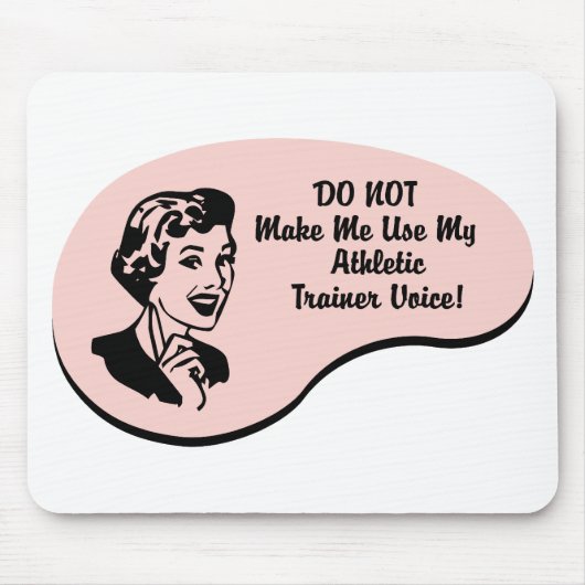 Athletic Trainer Voice Muismat (Voorkant)