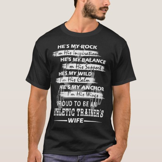 Athletic Trainer Wife Shirt (Voorkant)