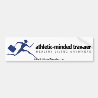 AthleticMindedTraveler.com-Bumpersticker Bumpersticker