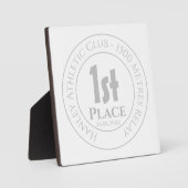 Athletics 1st Prize Trophy Award Fotoplaat (Voorkant)